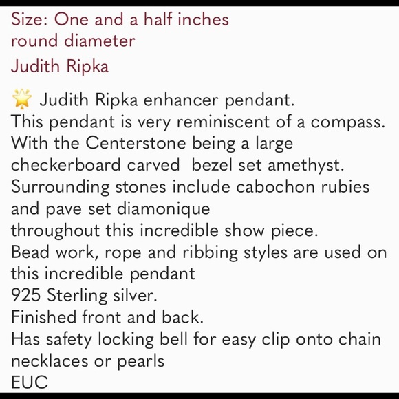 Judith Ripka Enhancer - Picture 4 of 6